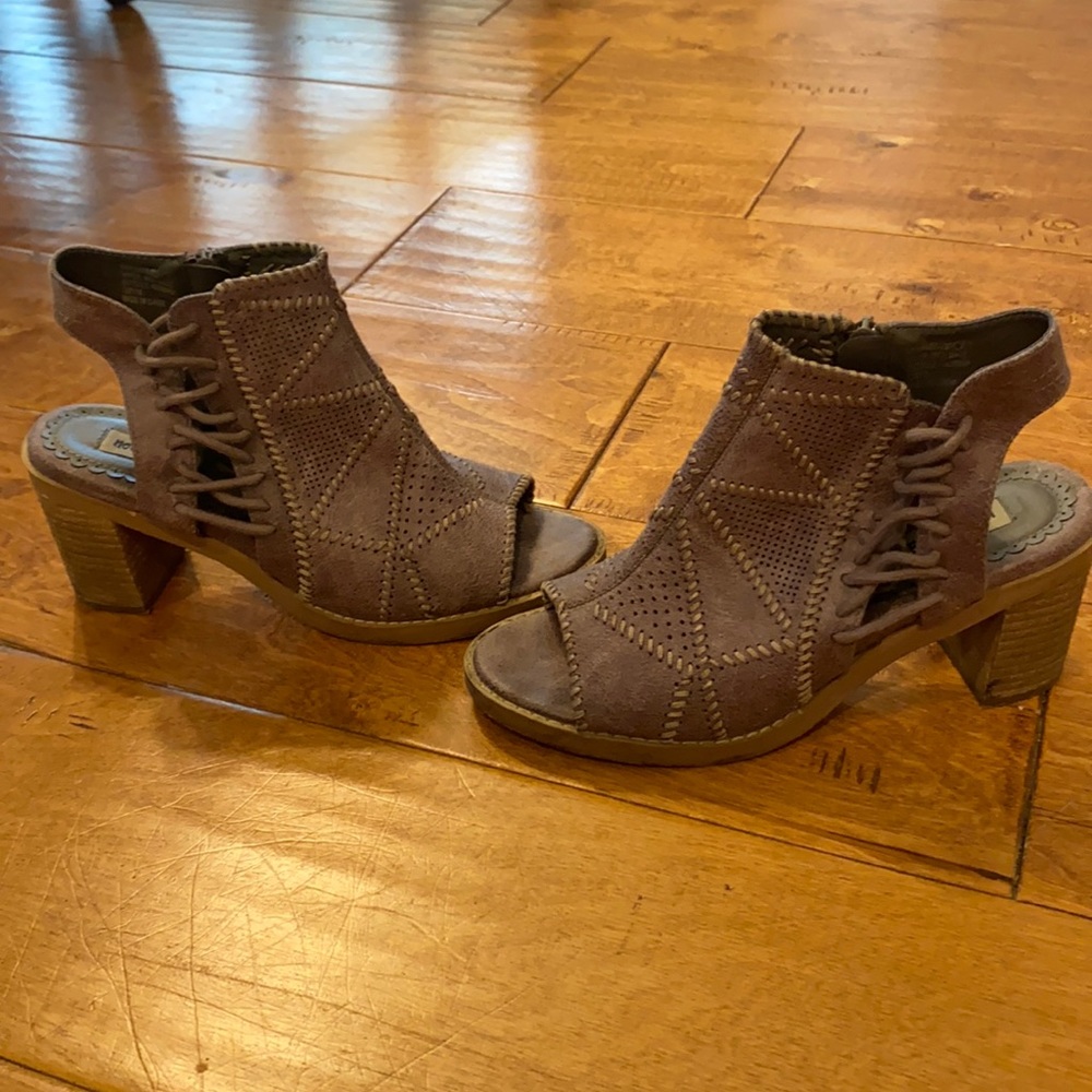 Brown booties